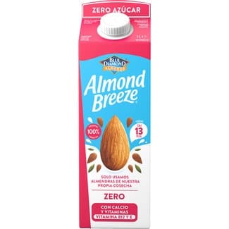 Zero azúcar bebida de almendras 100% vegetal con calcio y vitaminas B12 y E brik 1 l -