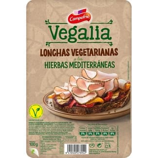 Vegalia lonchas vegetarianas a las hierbas mediterráneas sin gluten envase 100 g -