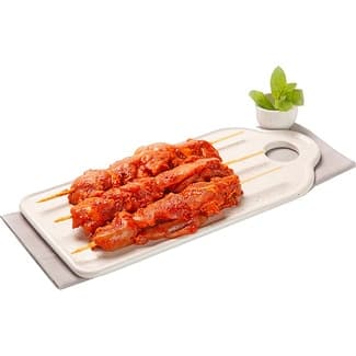 Pinchos morunos de cerdo adobados -