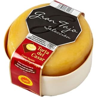 Queso de oveja elaborado con leche cruda DOP Torta del Casar pieza 400 g -