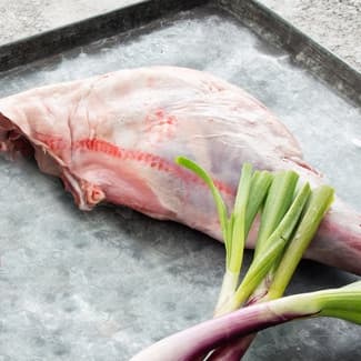 Cordero ternasco cuarto trasero IGP Ternasco de Aragón peso aproximado pieza 2,5 kg