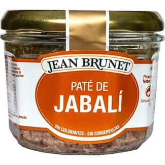 Paté de jabalí tarro 180 g -