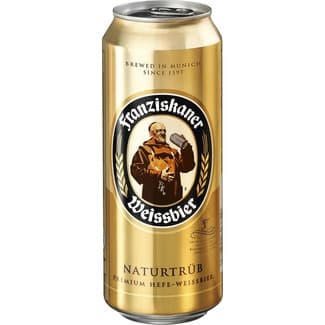 Cerveza rubia de trigo alemana lata 50 cl -