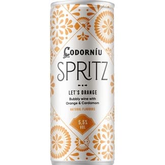 Spritz vino espumoso con aroma natural de naranja y cardamomo lata 25 cl -
