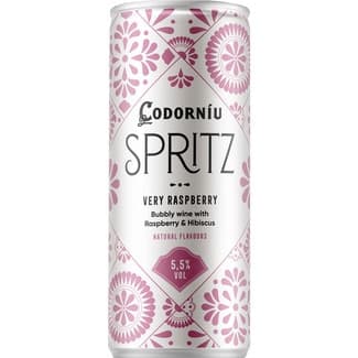 Spritz vino espumoso con aroma natural de frutos rojos e hibisco lata 25 cl -