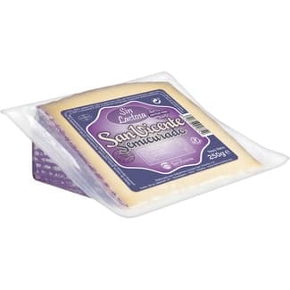 Queso semicurado mezcla elaborado con leche pasteurizada sin lactosa cuña 250 g -