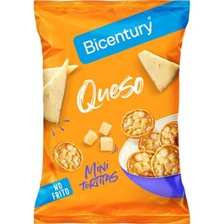 Mini tortitas sabor queso ibérico bolsa 70 g -
