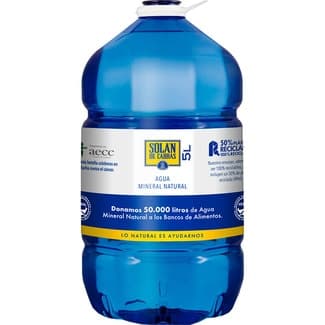 Agua mineral natural garrafa 5 l -