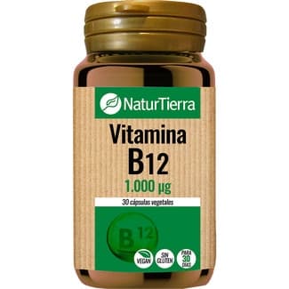 Vitamina B12 sin gluten envase 30 cápsulas vegetales -