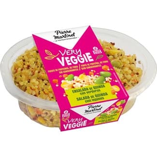 Very Veggie ensalada de quinoa con verduras sin gluten tarrina 200 g -