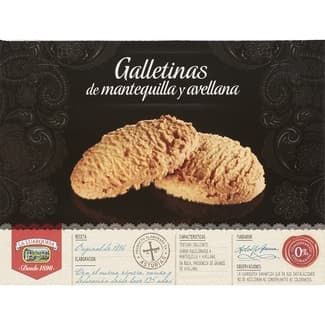 Galletas de mantequilla y avellanas paquete 350 g -