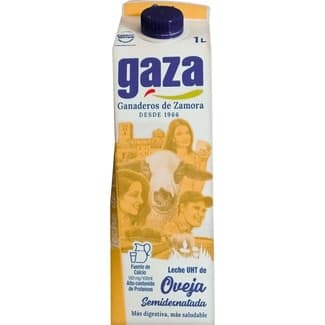 Leche de oveja semidesnatada brik 1 l -