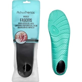Plantilla Fascitis gran apoyo del arco contorno profundo del talón talla 3/40 bolsa 1 unidad -