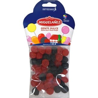 Caramelos de goma sabor mora bolsa 150 g -