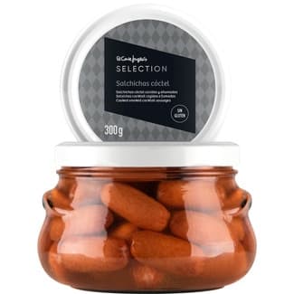 Salchichas cóctel sin gluten 44 unidades frasco 300 g neto escurrido -