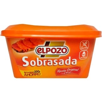 Sobrasada sin gluten sin lactosa tarrina 250 g -