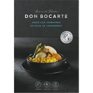 Preparado para elaborar arroz con zamburriñas en salsa de carabineros estuche 400 g -