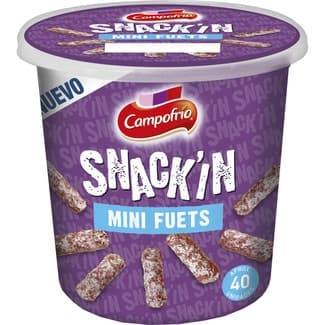 Snack´in mini fuets sin gluten envase 250 g -
