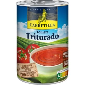 Tomate natural triturado lata 400 g -