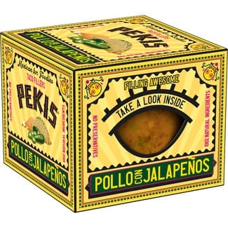 Pollo con jalapeños caja 180 g neto escurrido -