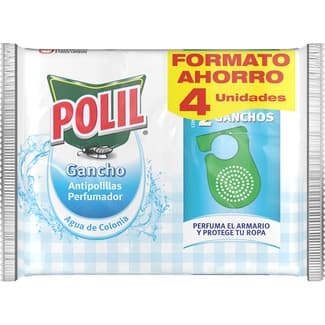 Raid colgador antipolillas agua de colonia envase 4 unidades -