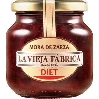 Diet mermelada de mora de zarza frasco 280 g -