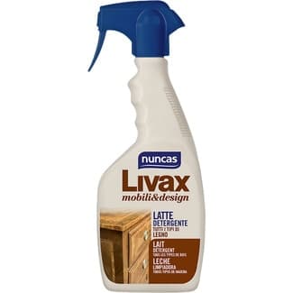 Leche limpiadora para todos tipos de madera Livax pistola 500 ml -
