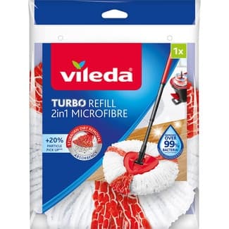 Turbo 2 en 1 fregona microfibra recambio 1 unidad -