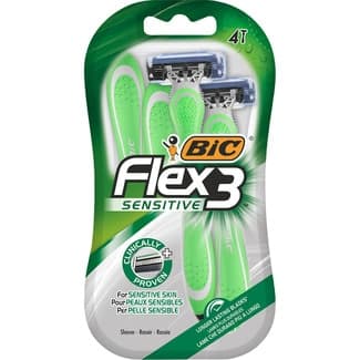 Maquinilla de afeitar desechable Flex 3 Sensitive blister 4 unidades -