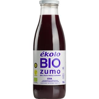 Zumo ecológico 100% uva botella 750 ml -