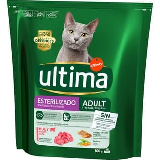 Esterilizado Adult pienso para gatos adultos esterilizados con buey envase 800 g -
