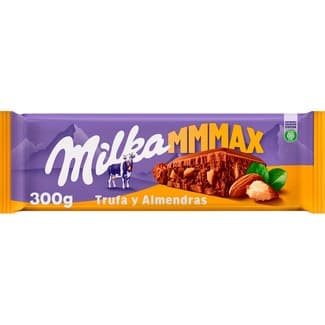 MMMAX chocolate con leche relleno de trufa y almendras tableta 300 g -