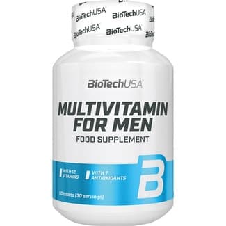 Multivitaminas para hombre con 12 vitaminas y 7 antioxidantes bote 60 tabletas -