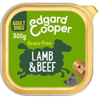 Comida húmeda para perros adultos con vacuno y cordero Grain Free tarrina 300 g -