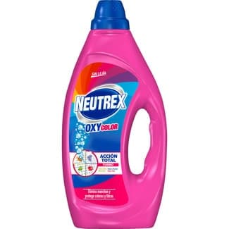 Oxy color quitamanchas en gel Acción Total turbo sin lejía botella 1,6 l -