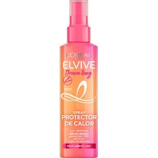 Dream Long protector de calor sin aclarado con vitaminas protección 230º spray 150 ml para pelo largo y liso -