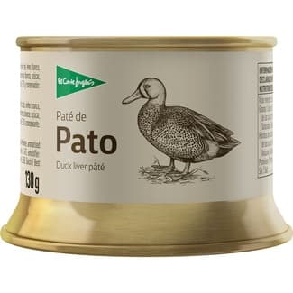 Paté de hígado de pato sin gluten lata 130 g -