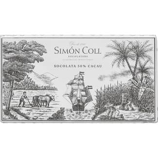 Chocolate negro 50% cacao tableta 200 g -