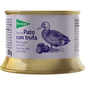 Paté de pato con trufa lata 130 g -