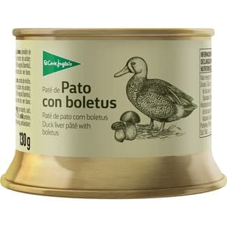 Paté de pato con boletus lata 130 g -