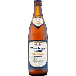 Hefe-Weissbier Hell cerveza rubia de trigo alemana botella 50 cl -