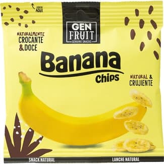 Banana chips natural y crujiente bolsa 45 g -
