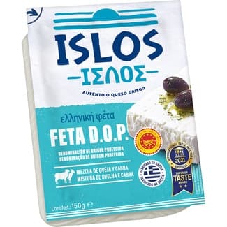 Queso griego feta mezcla elaborado con leche pasteurizada DOP envase 150 g -