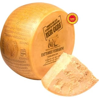 Queso italiano de vaca de pasta dura semigrasa elaborado con leche cruda DOP Parmigiano Reggiano -