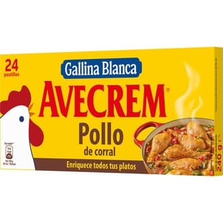 Caldo de pollo sin gluten 24 pastillas estuche 240 g -