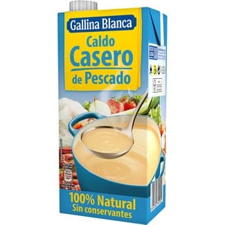 Caldo de pescado casero 100% natural sin gluten envase 1 l -