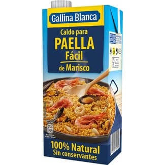 Caldo para paella de marisco fácil sin gluten envase 1 l -