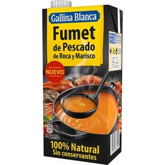 Caldo Fumet de pescado de roca y marisco envase 1 l -