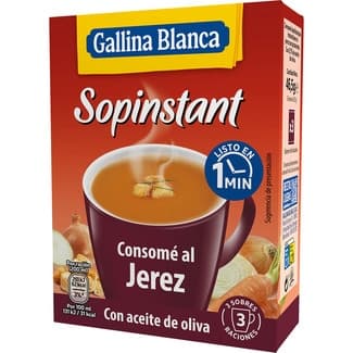 Sopinstant consomé al jerez con picatostes estuche 54 g -