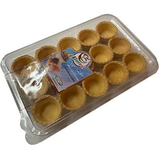 Mini tartaletas saladas 15 unidades bandeja 105 g -